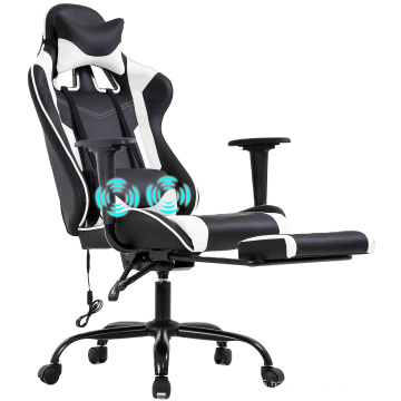 Hot Sales Gaming Chair  Luxury Computer Chair Rolling Swivel Massage Office Chair With Lumbar Support Footrest for Work